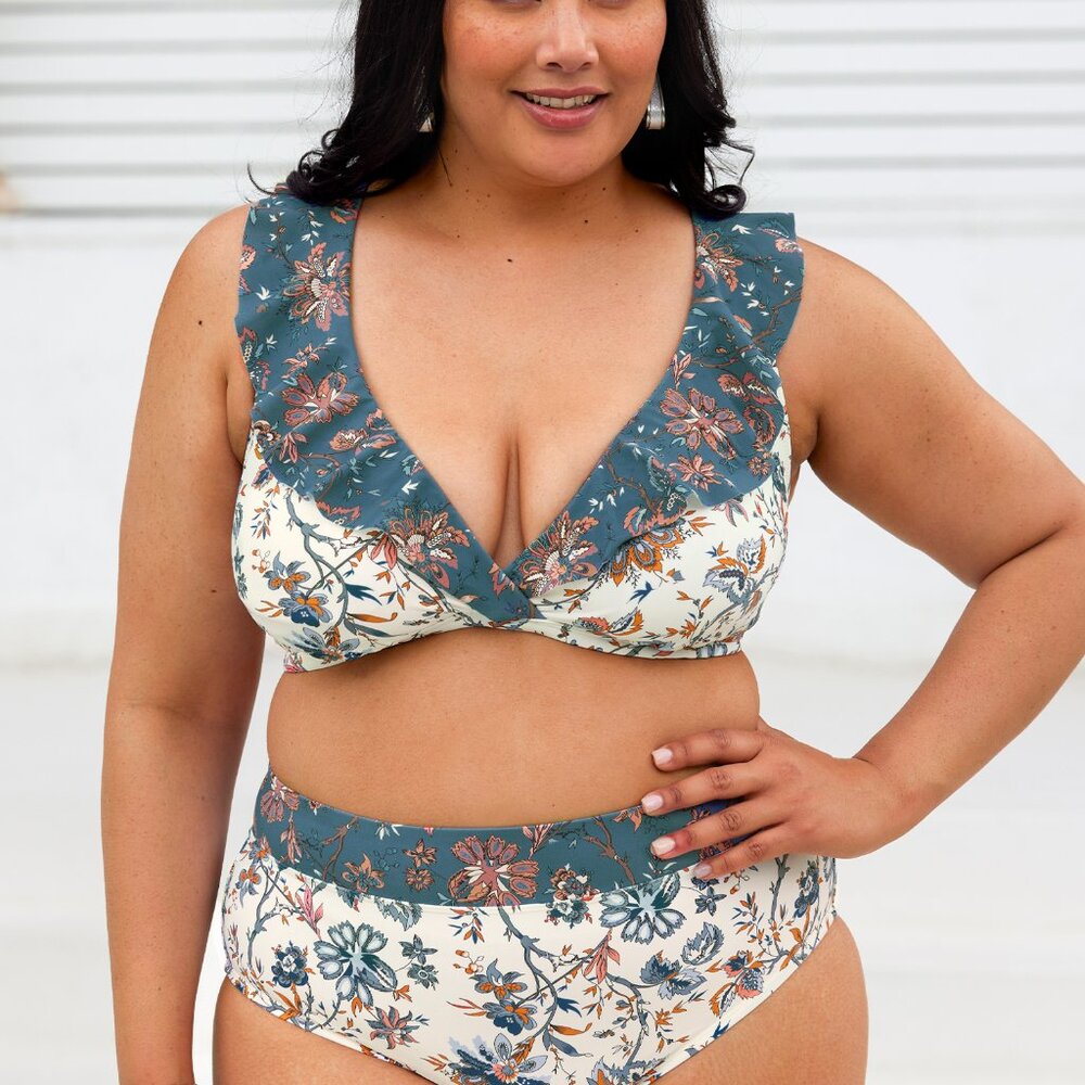 Floral Print Bikini Set NWT